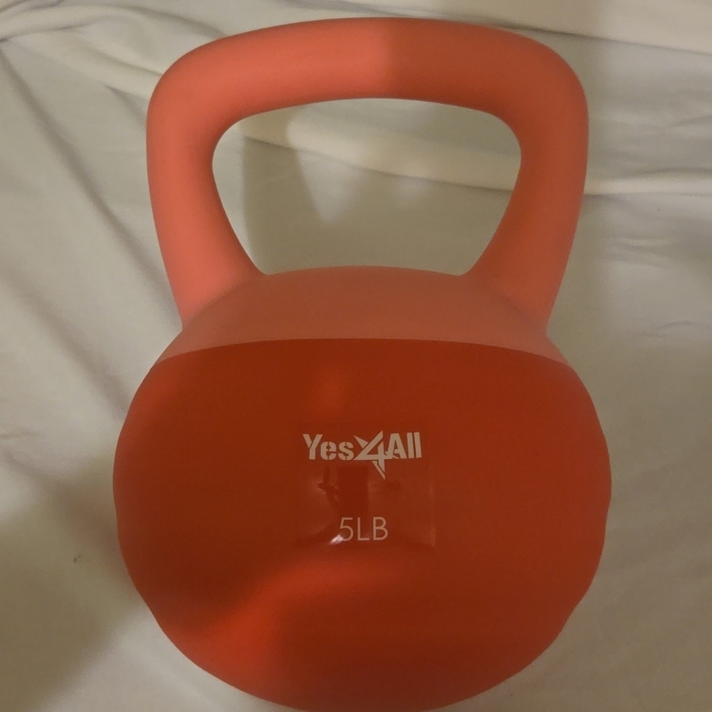 Soft Kettlebell YES4ALL Weight: 5lb Color:Pink